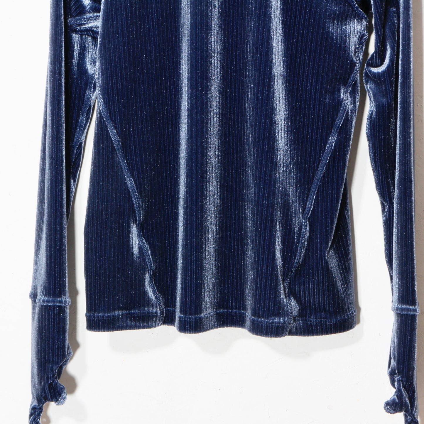 FLEX VELVET CUFF-GLOVE LONG TEE / navy
