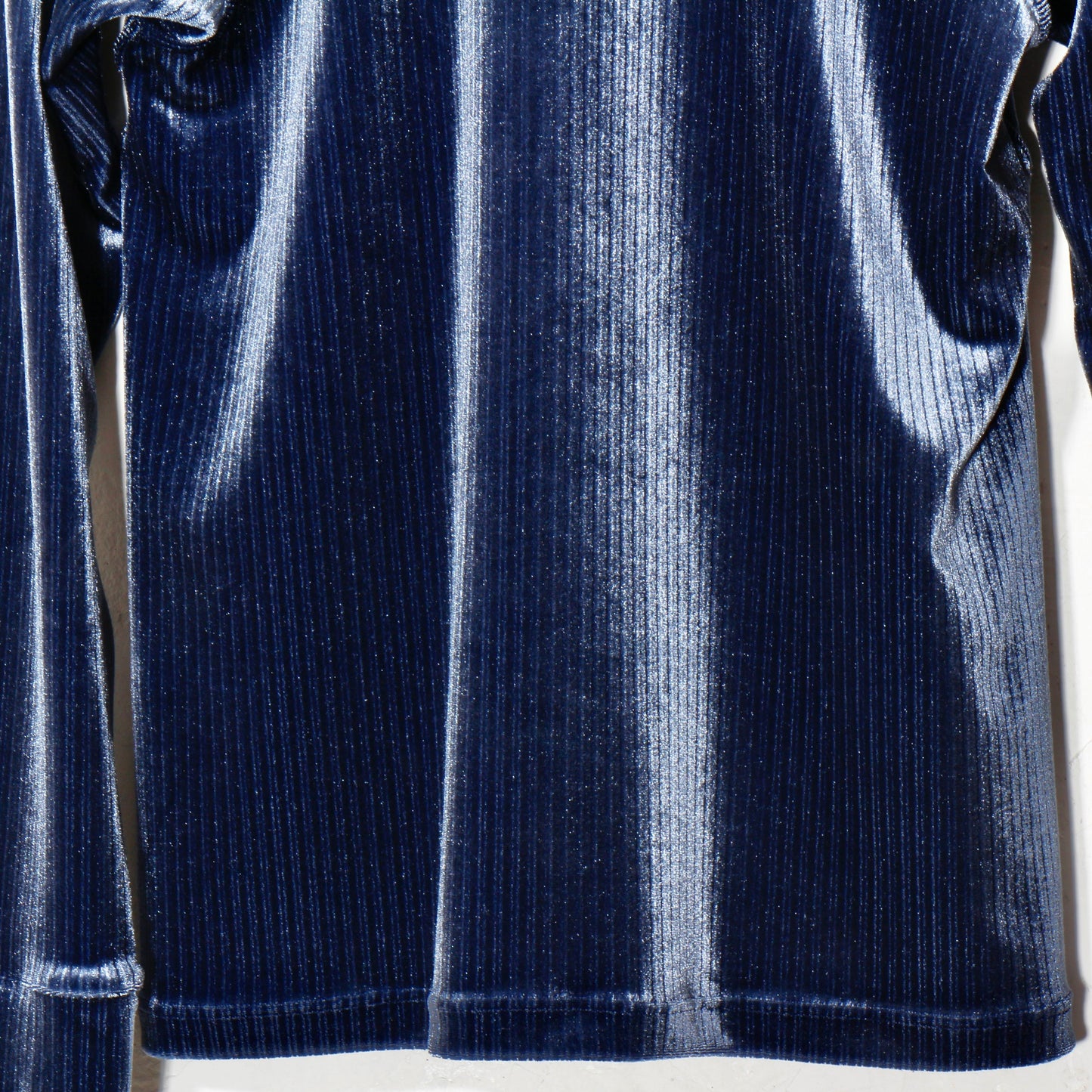 FLEX VELVET CUFF-GLOVE LONG TEE / navy