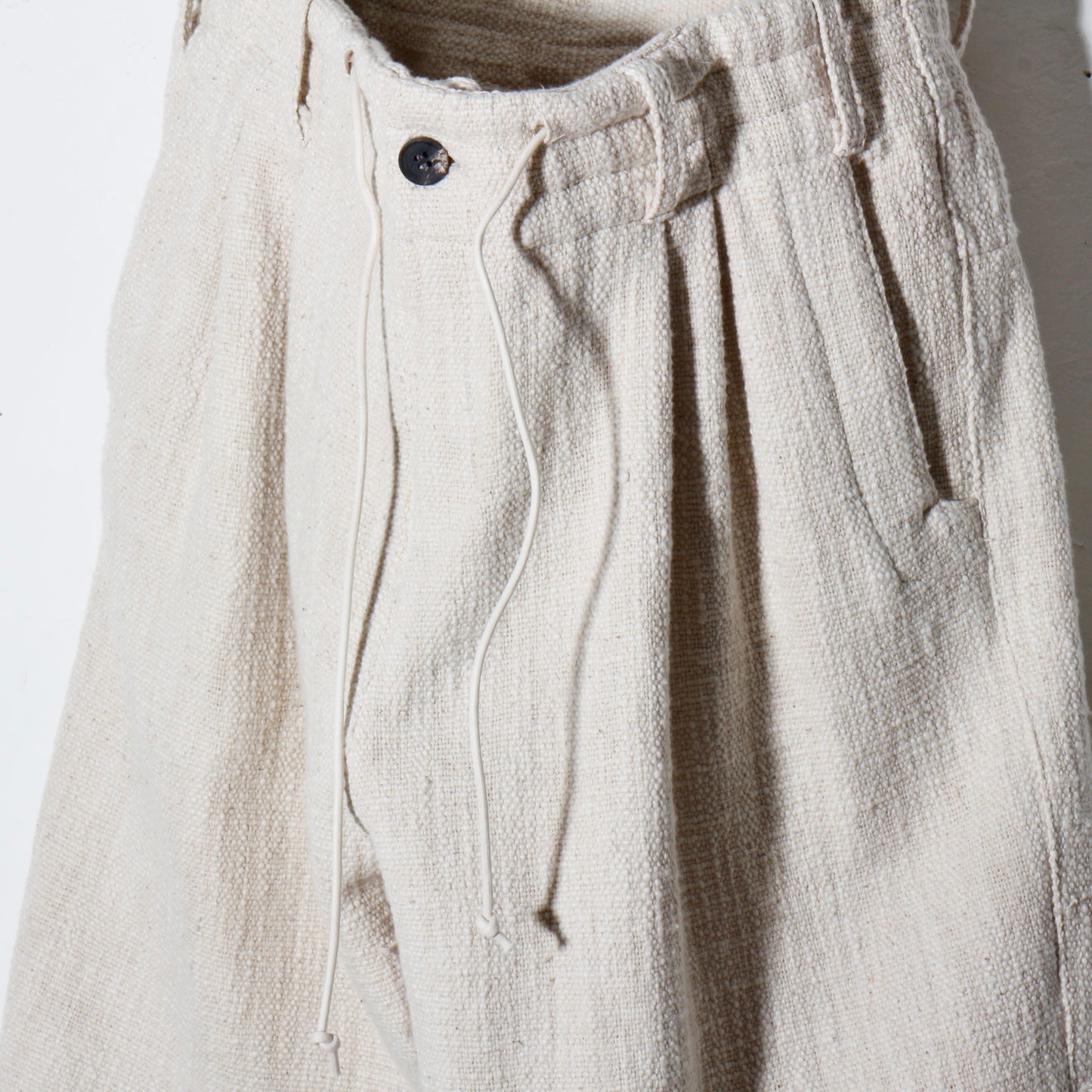 0 Count KhadiCotton Gokuraku Pants/ off white