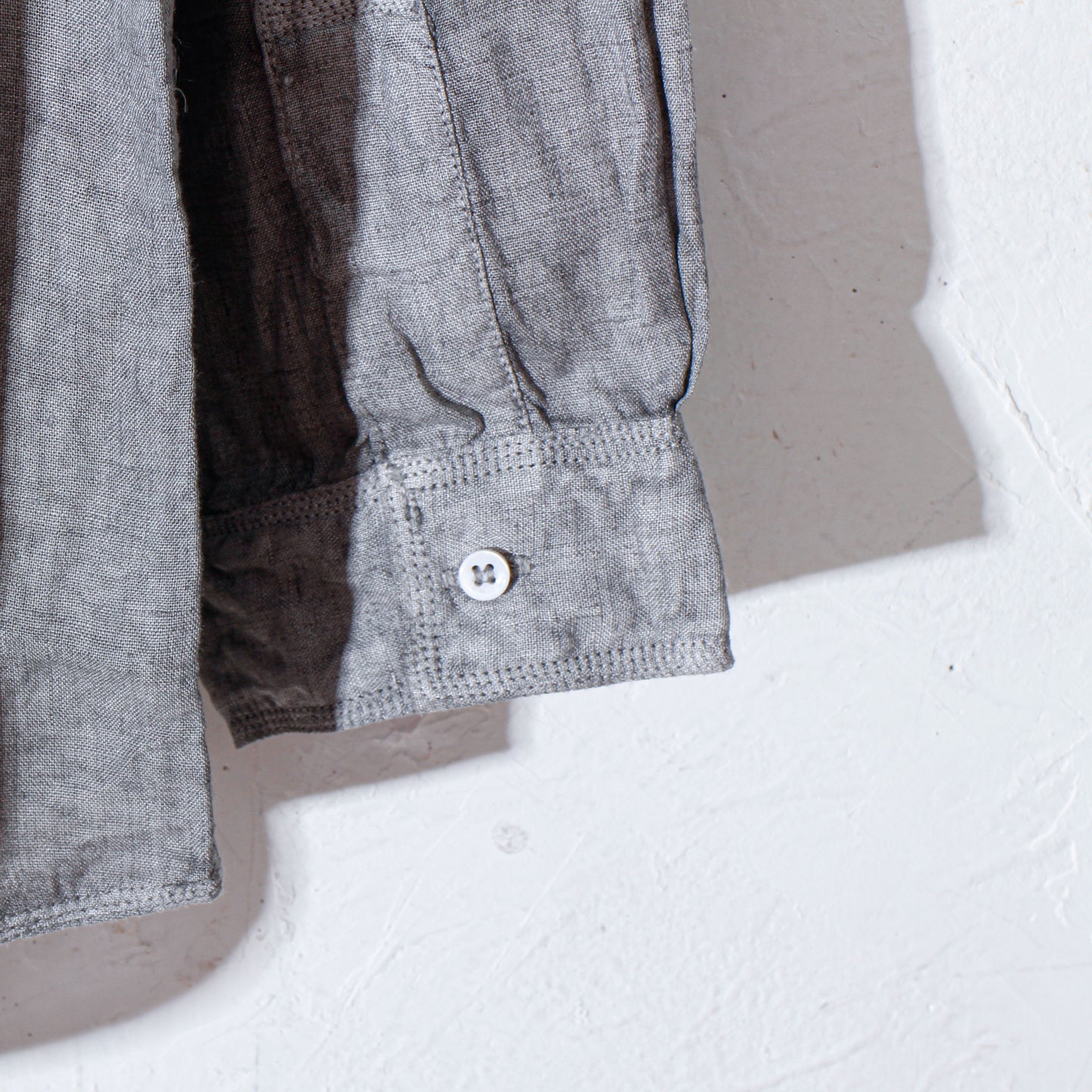 大麻シャツ3 / ベンガラ/松煙