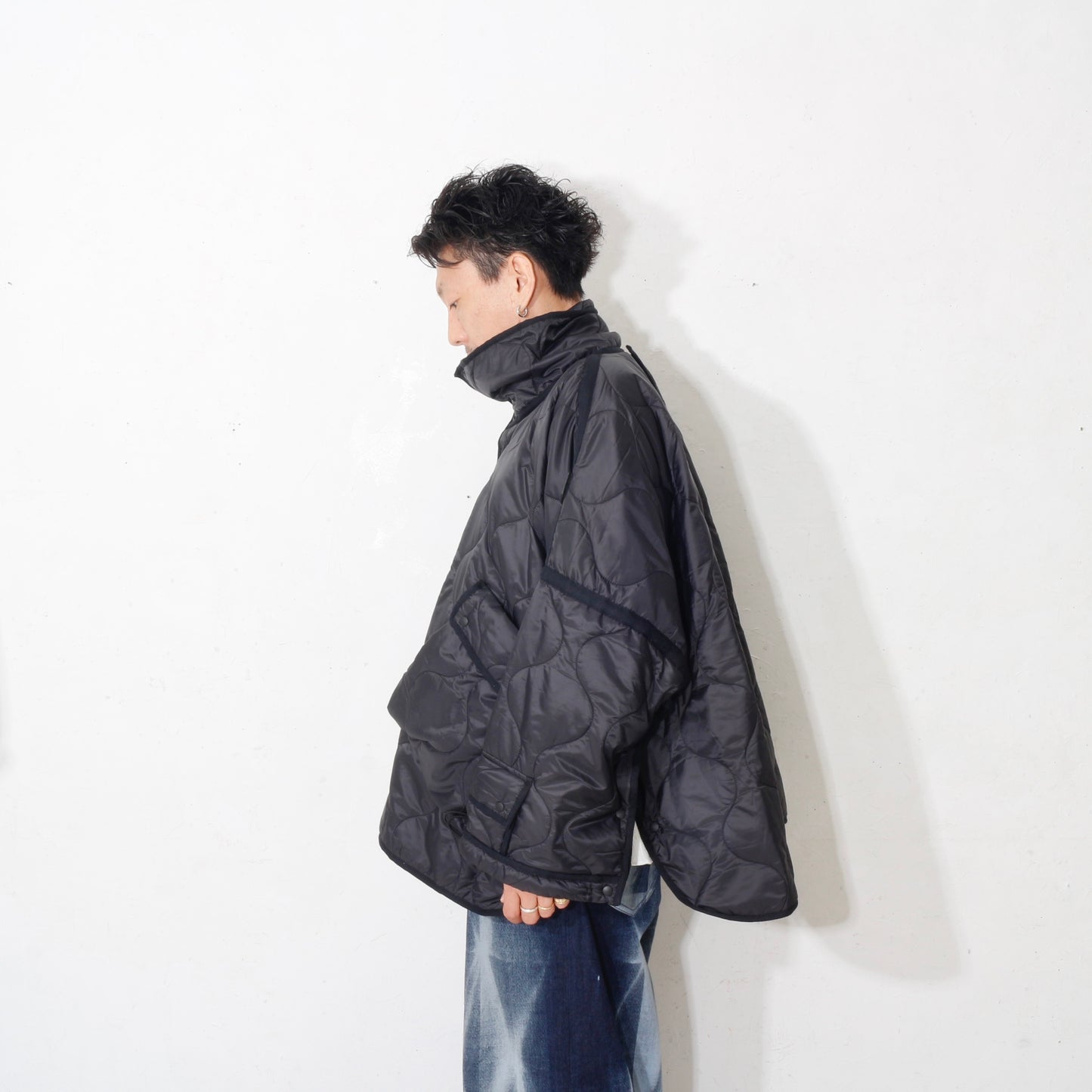 FUTON QUILT COAT / bk