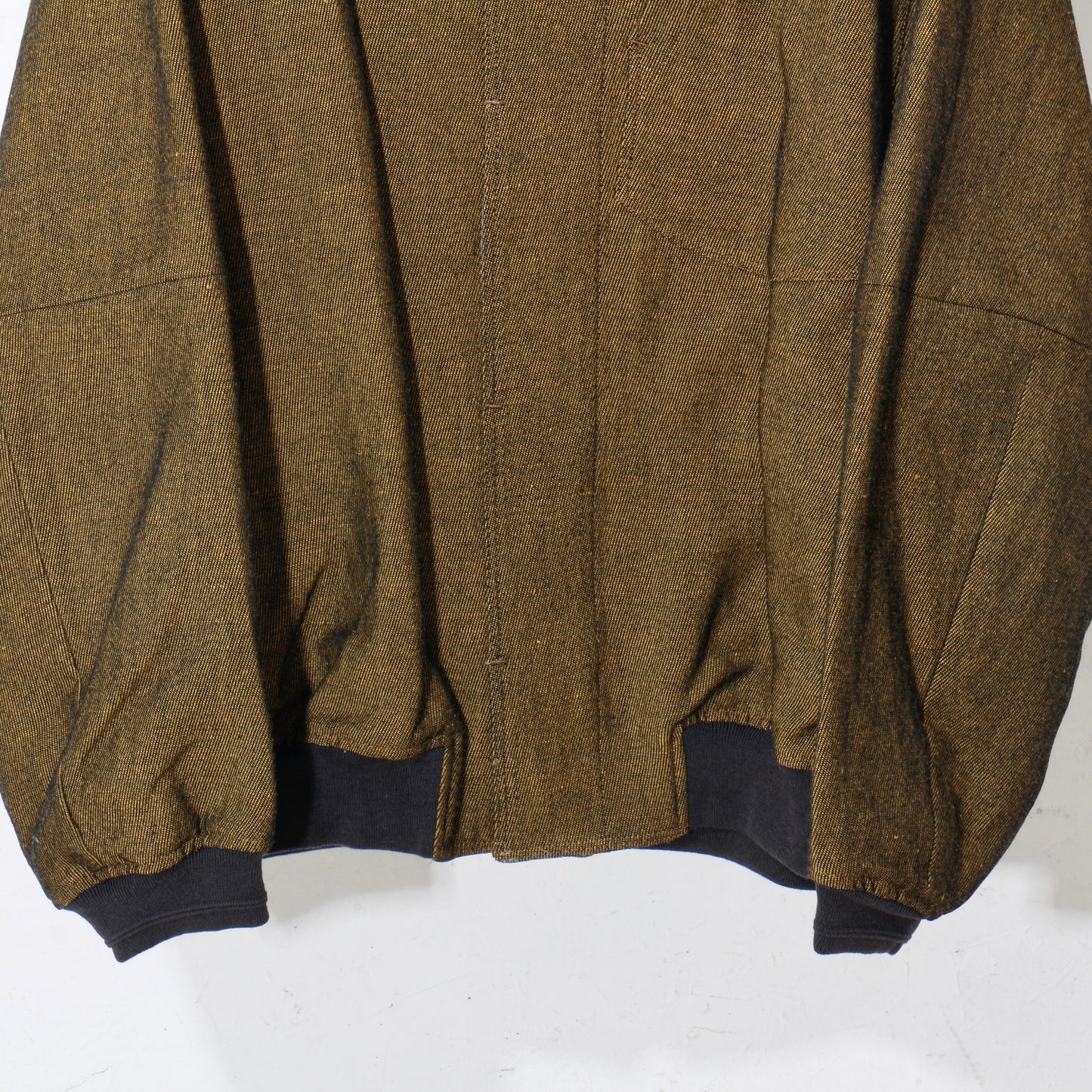 Reversible Linen Wool Blouson / yellow