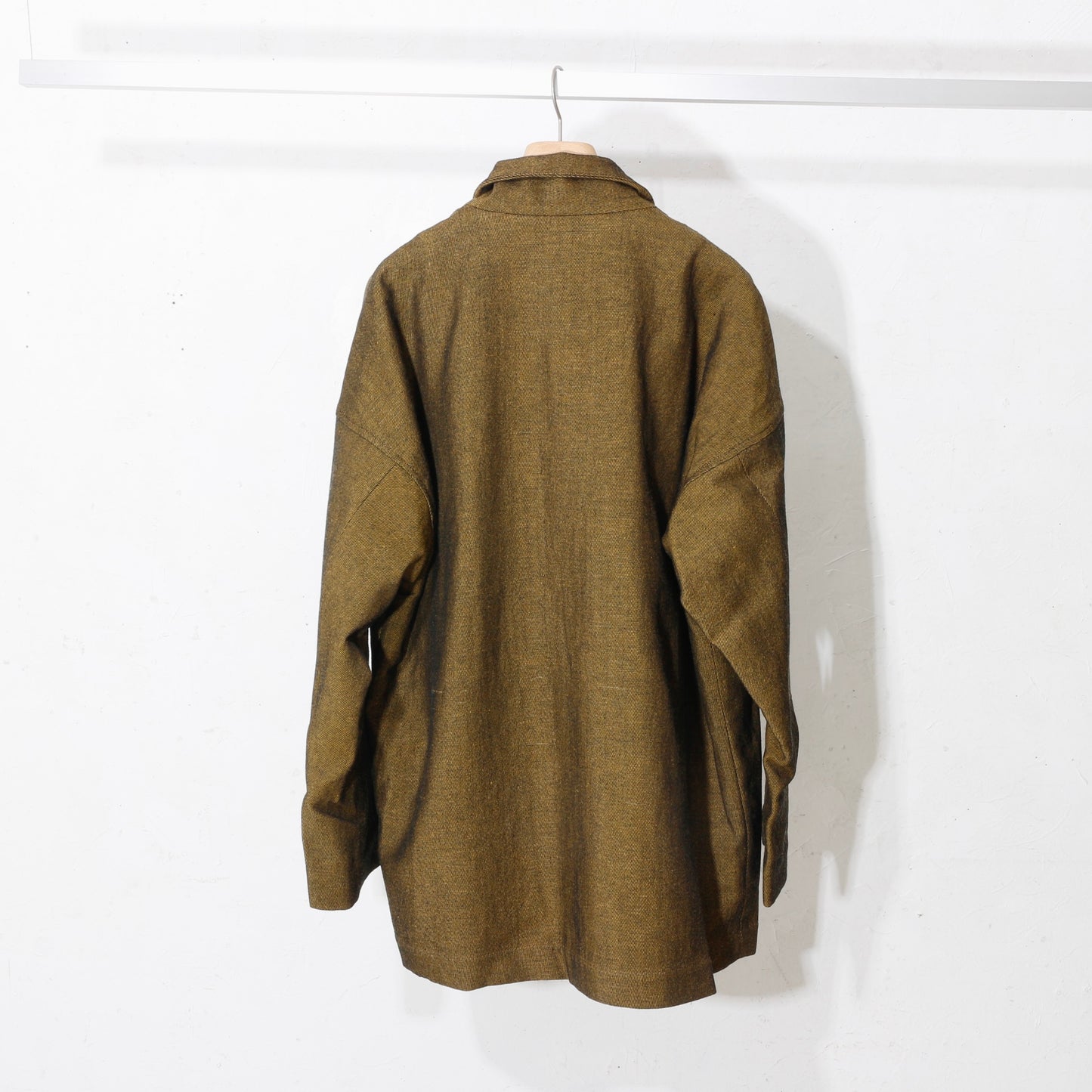 Linen Wool Jacket / yellow