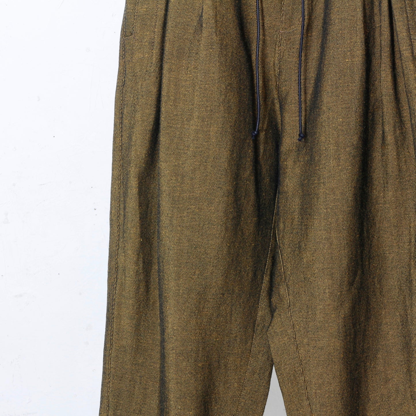 Linen Wool Gokuraku Pants / yellow