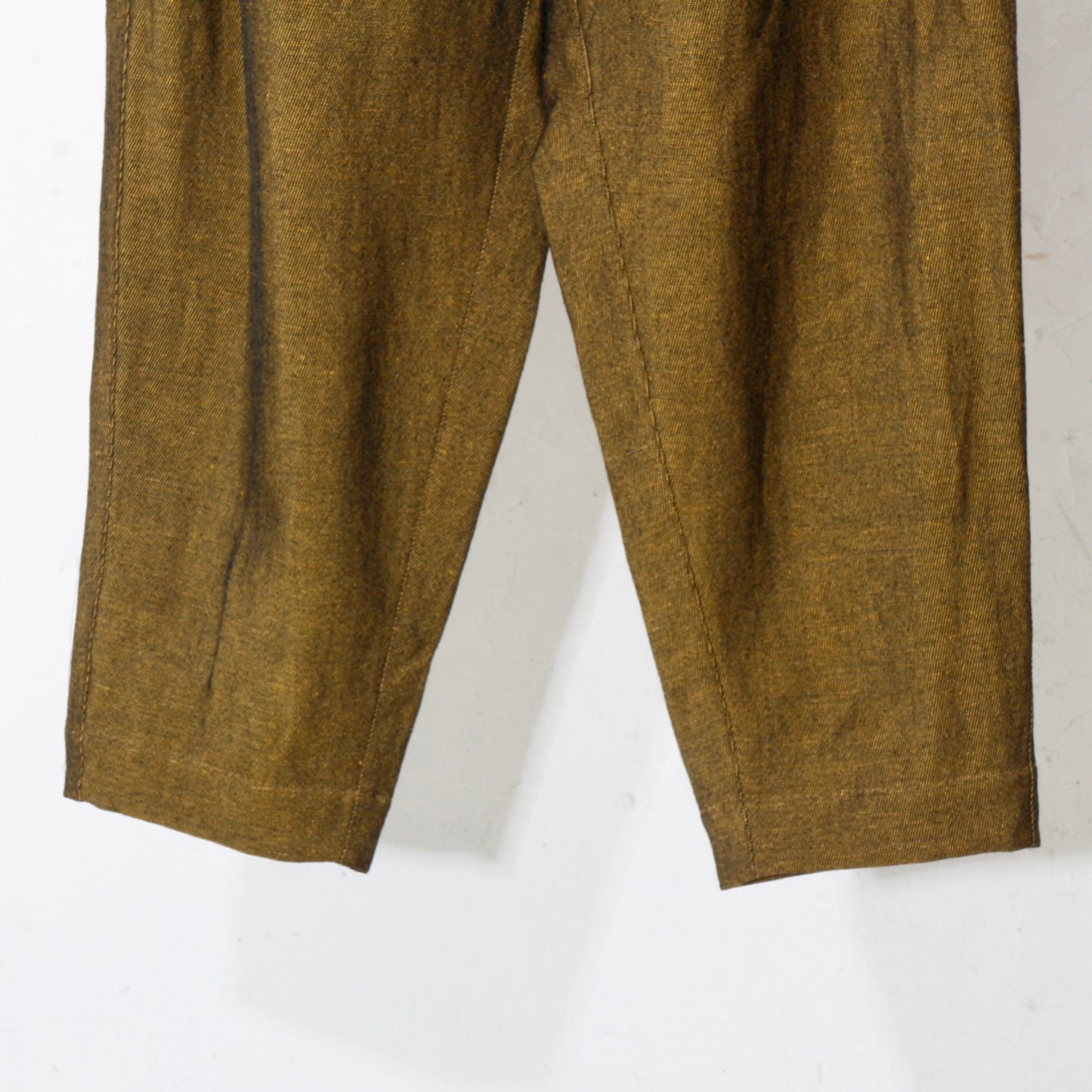 Linen Wool Gokuraku Pants / yellow