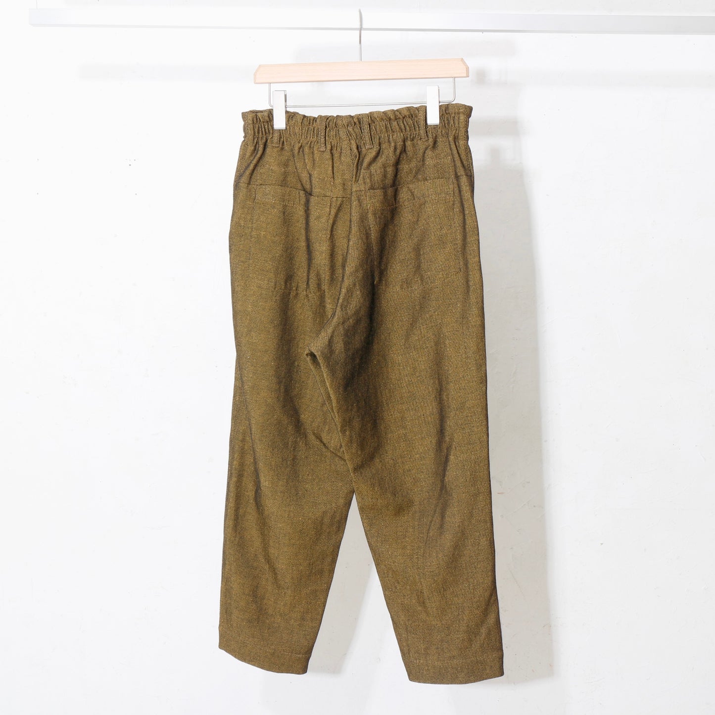 Linen Wool Gokuraku Pants / yellow