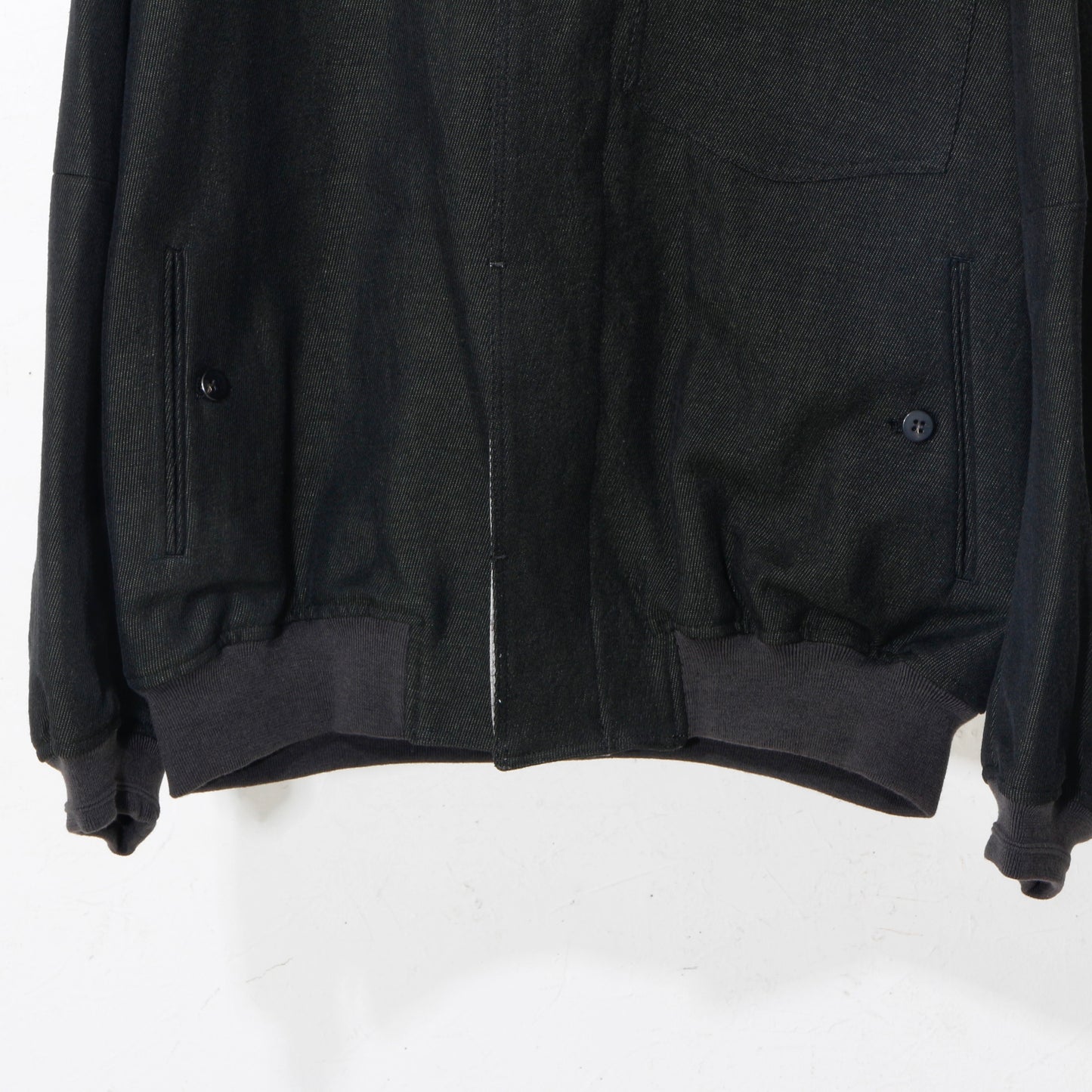 Reversible Linen Wool Blouson / khaki black