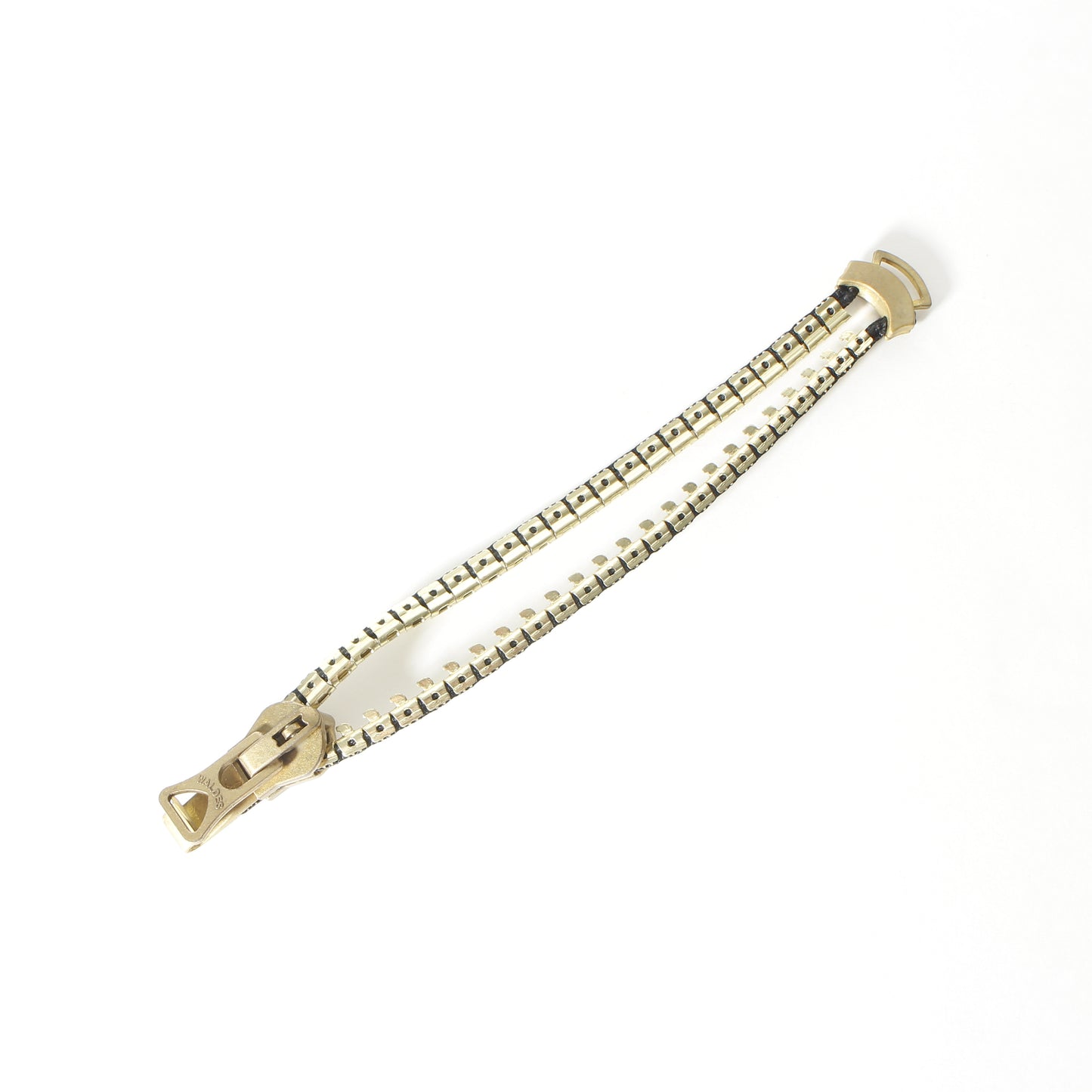 zip bracelet / gold /black / silver
