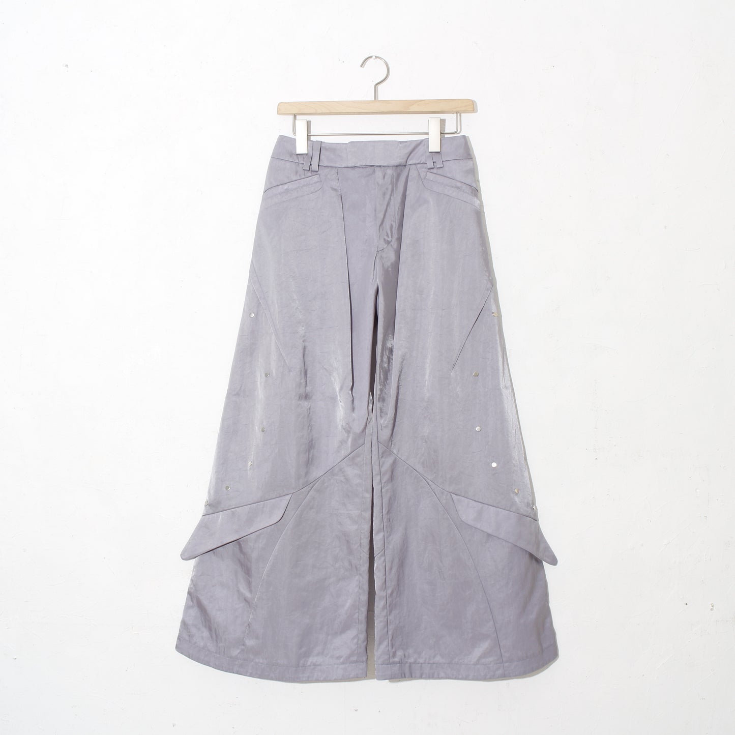 Wing Cargo Trousers / silky gray