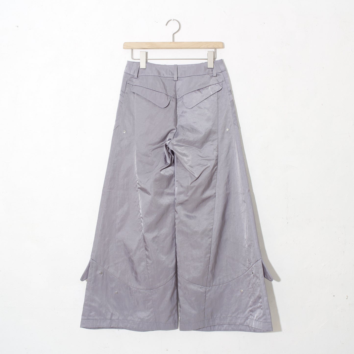 Wing Cargo Trousers / silky gray