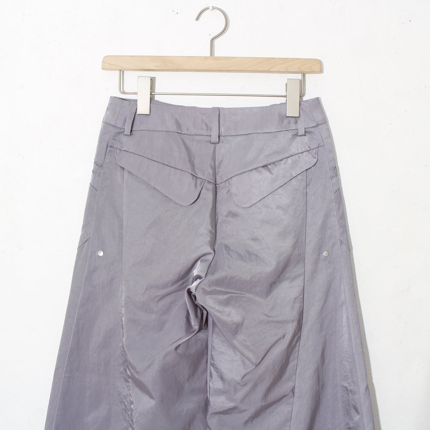 Wing Cargo Trousers / silky gray