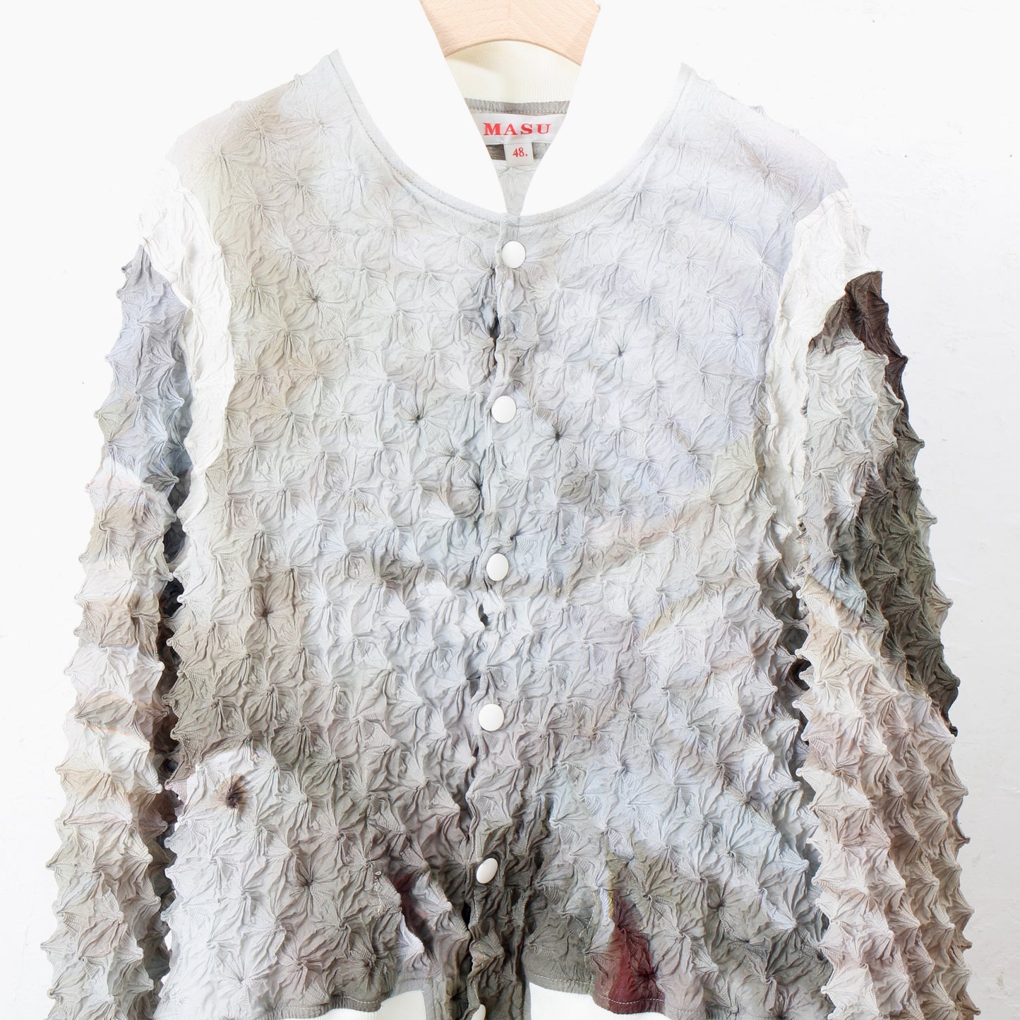 SPIKY VARSITY JACKET / PIGEON
