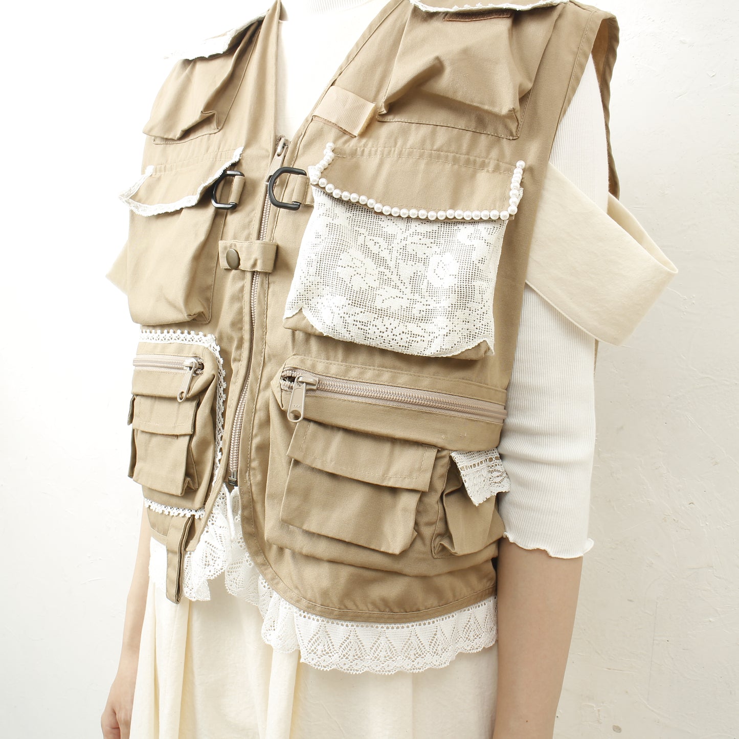 overlace /lace fishing vest