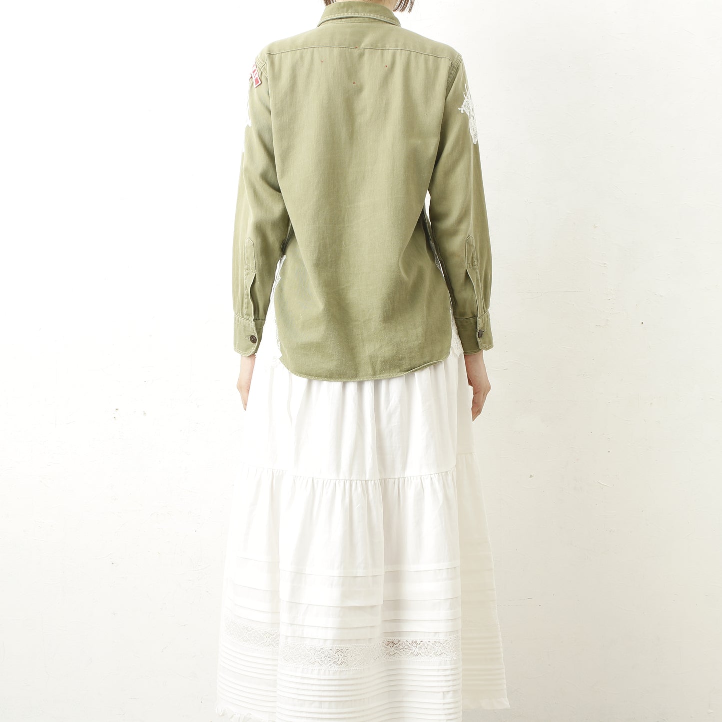 overlace /lace boy scouts shirt