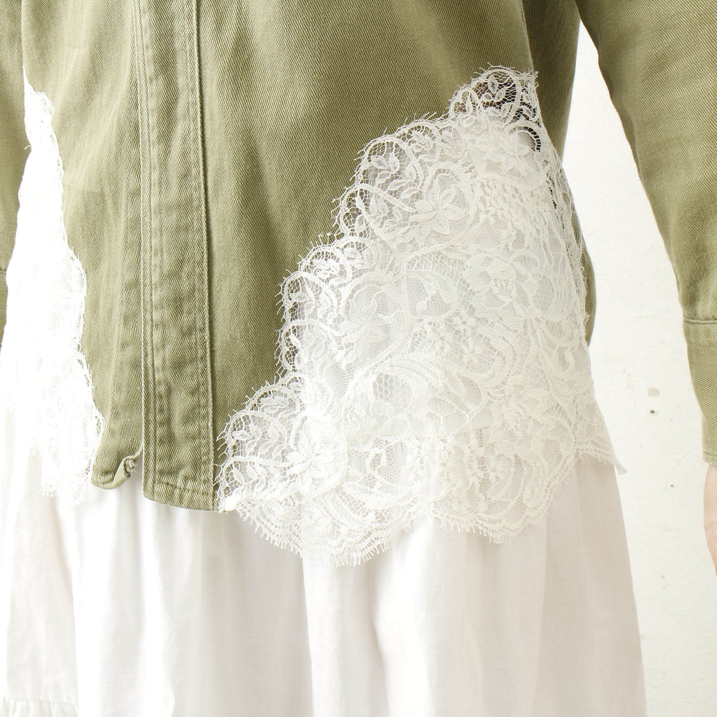 overlace /lace boy scouts shirt