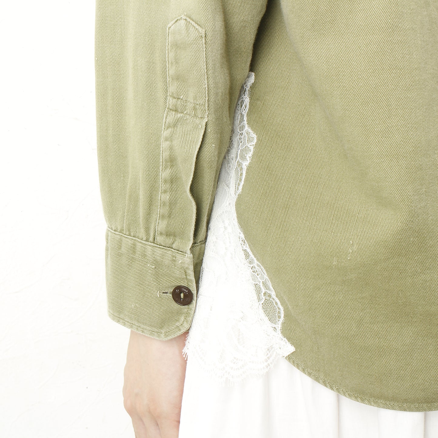 overlace /lace boy scouts shirt
