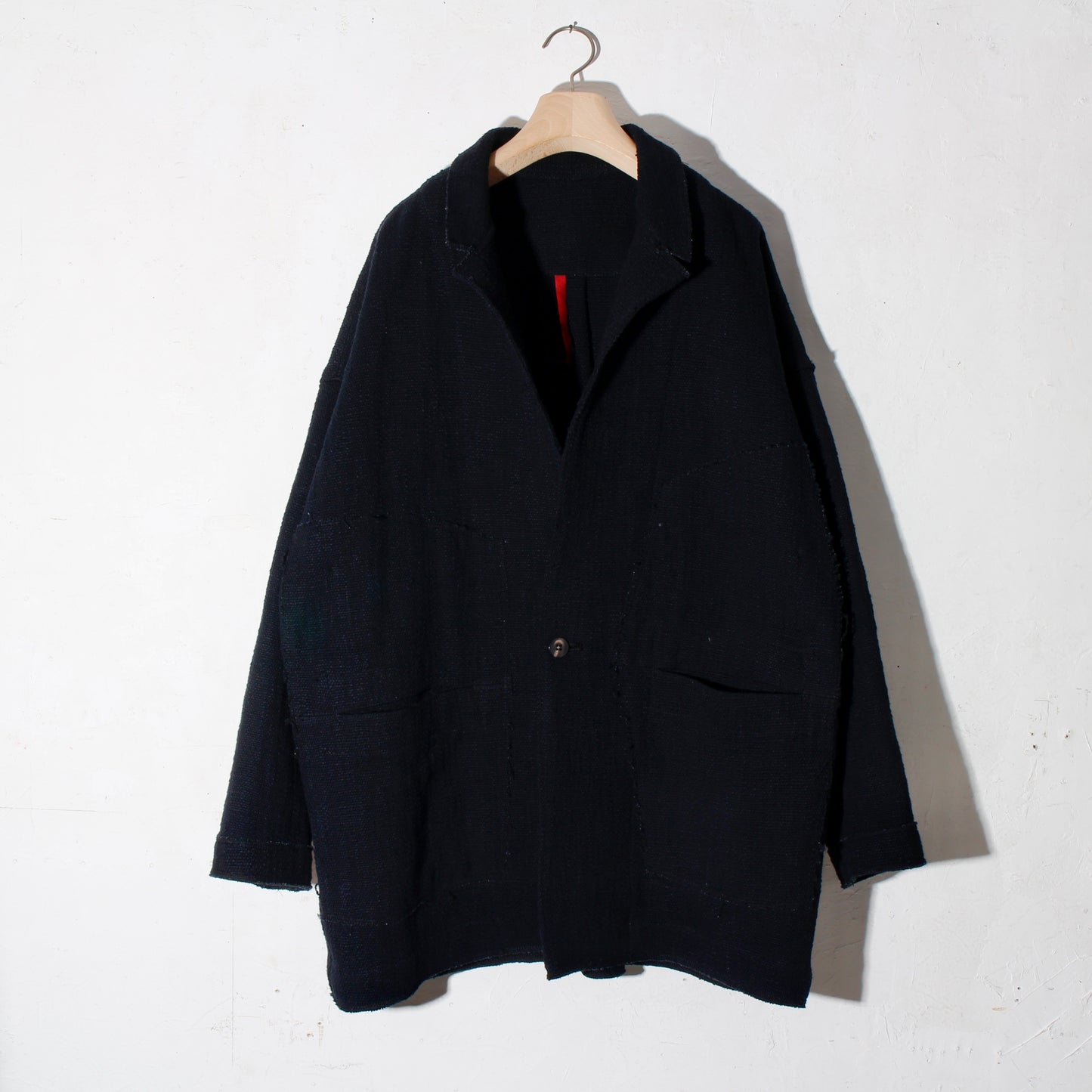 0 Count KhadiCotton Jacket / black