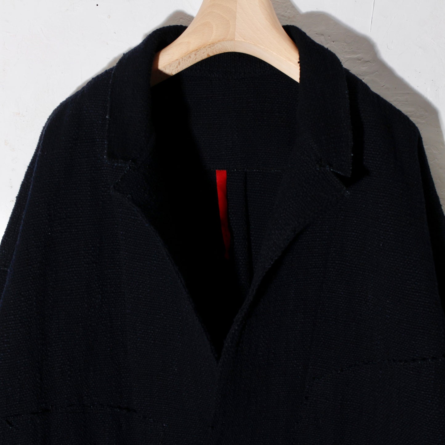 0 Count KhadiCotton Jacket / black