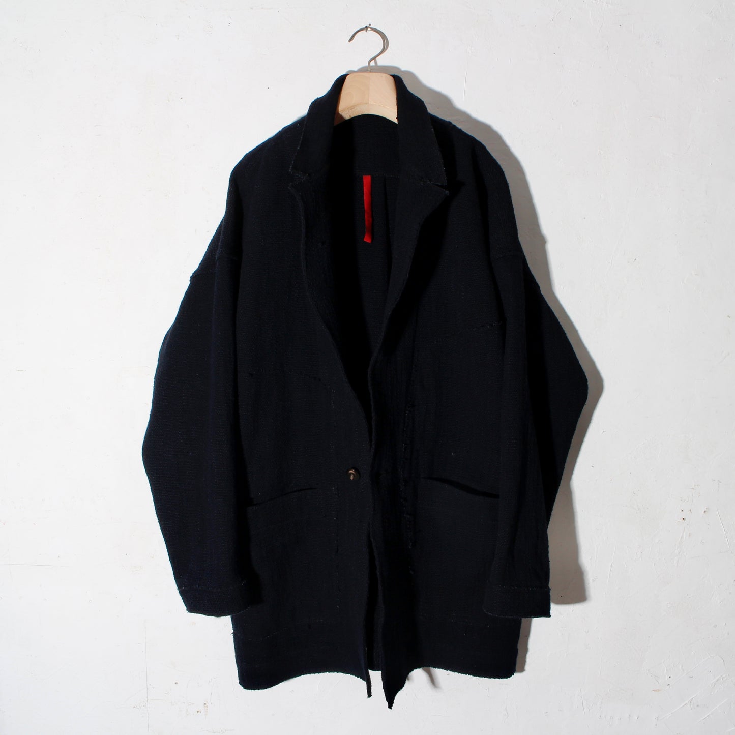 0 Count KhadiCotton Jacket / black