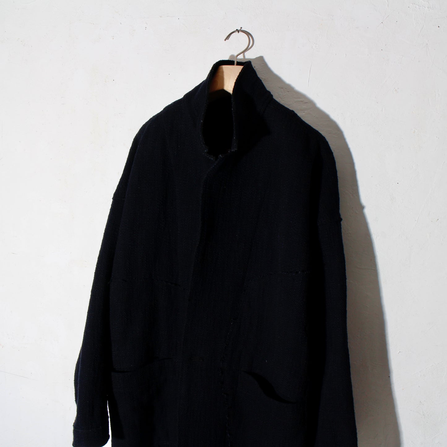 0 Count KhadiCotton Jacket / black