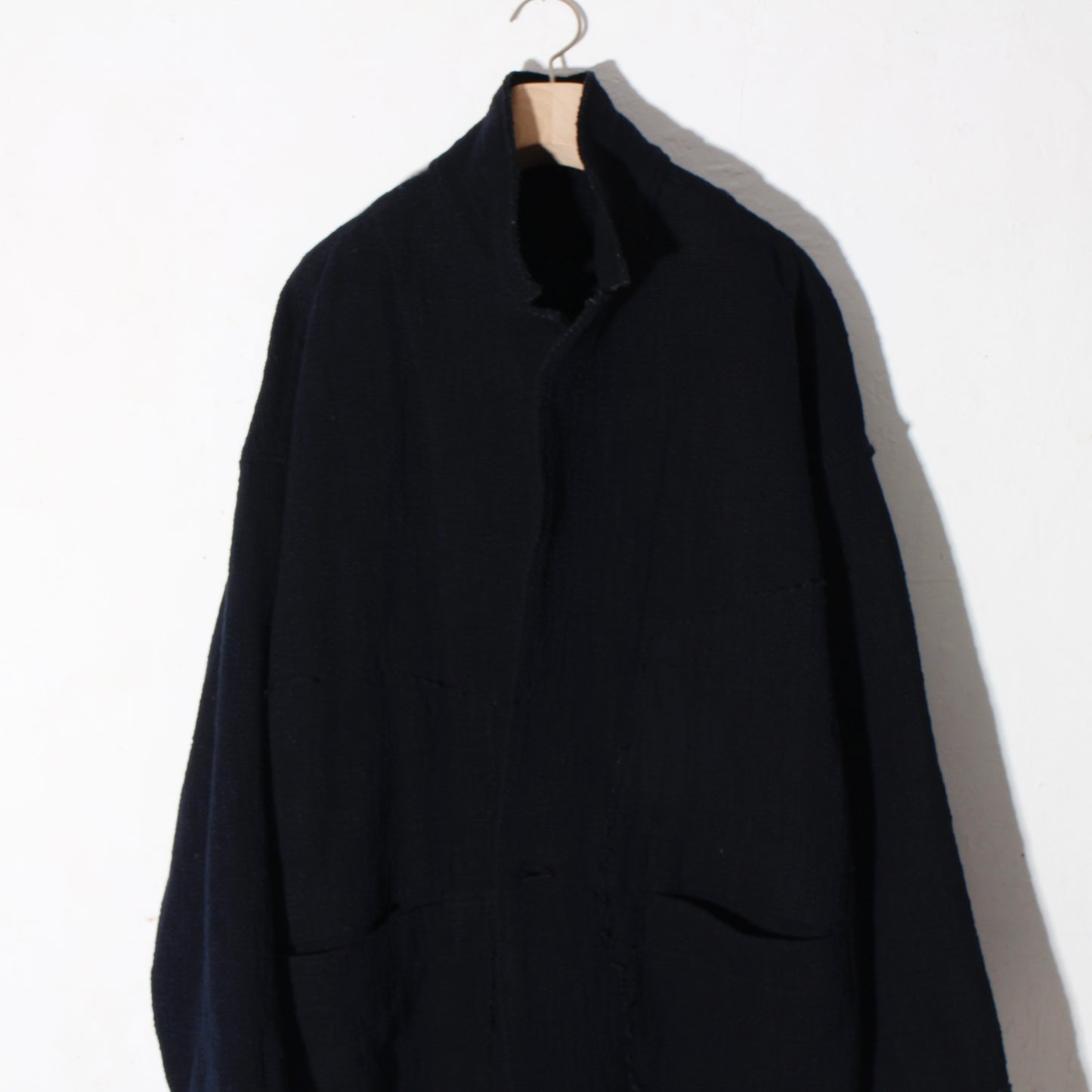 0 Count KhadiCotton Jacket / black