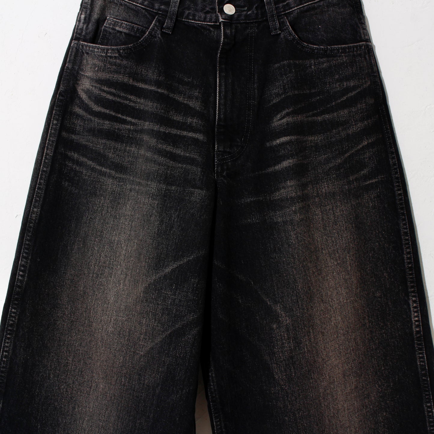 "MASUBOYS" BAGGY JEANS / black