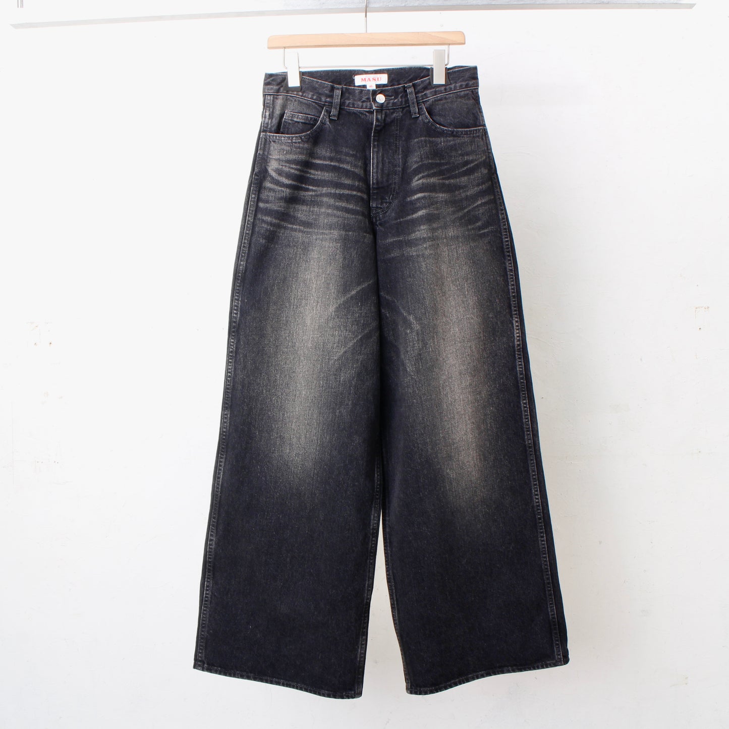 "MASUBOYS" BAGGY JEANS / black