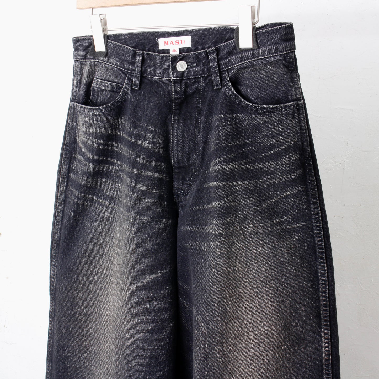 "MASUBOYS" BAGGY JEANS / black