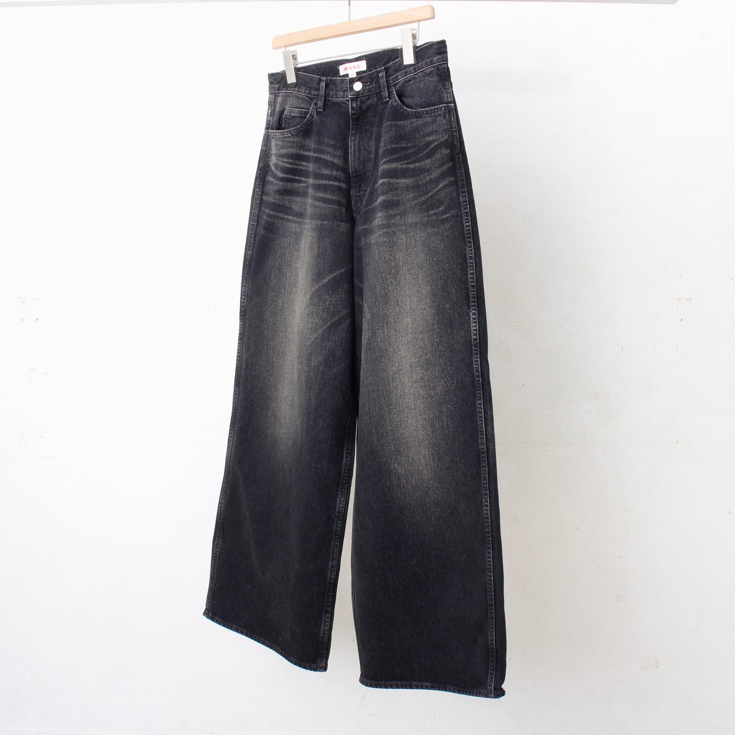 "MASUBOYS" BAGGY JEANS / black