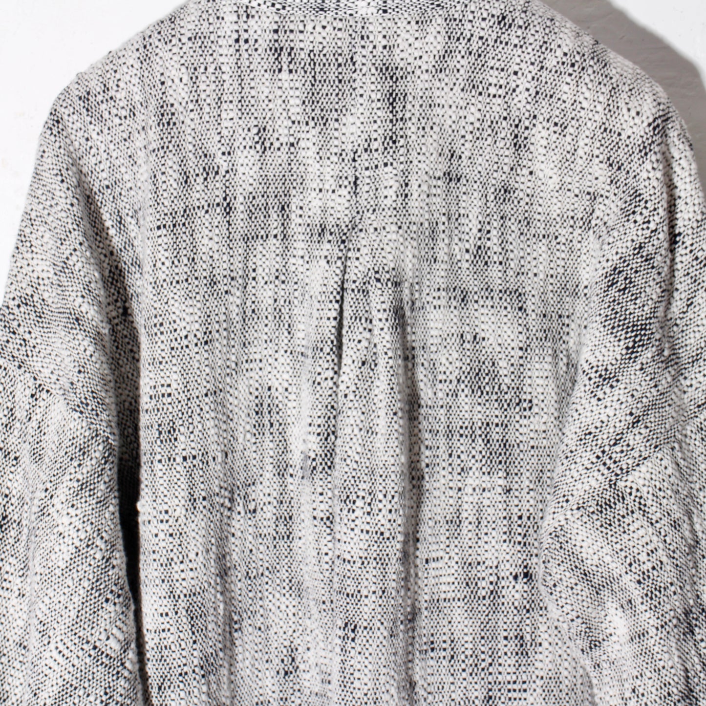0 Count KhadiCotton Jacket / navy×white