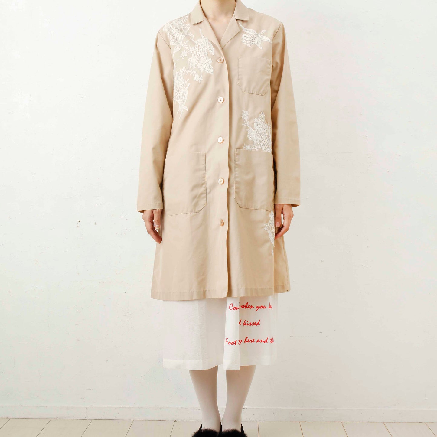 overlace /lace doctor coat
