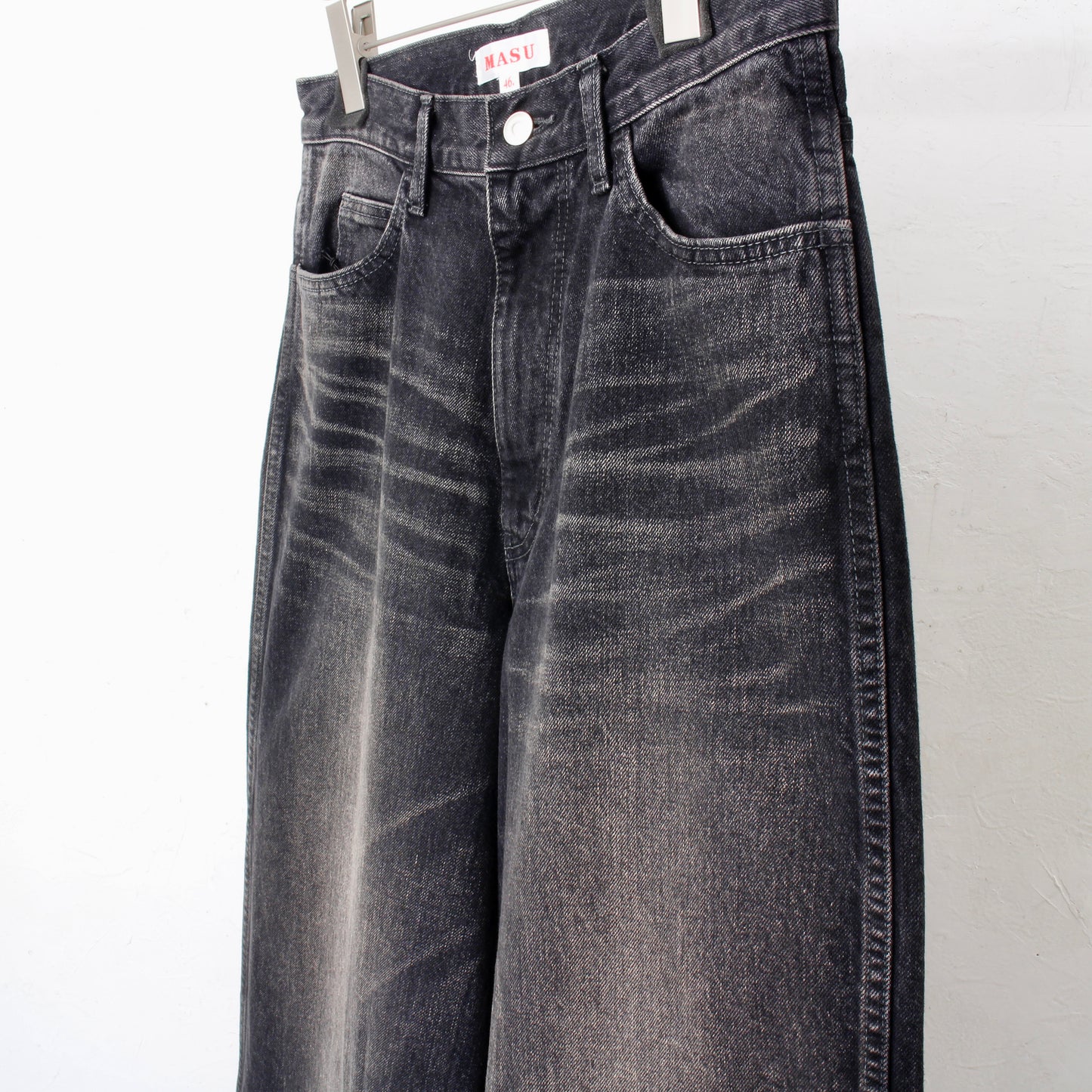 "MASUBOYS" BAGGY JEANS / black