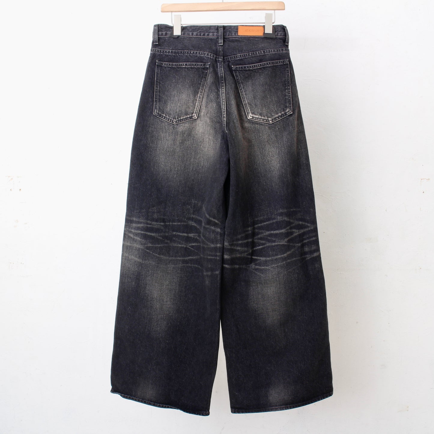 "MASUBOYS" BAGGY JEANS / black