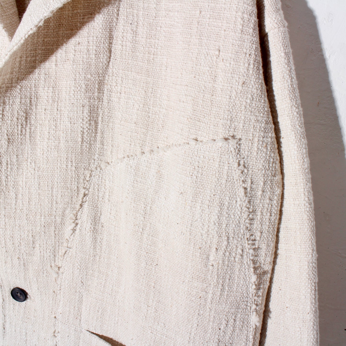 0 Count KhadiCotton Jacket / off white