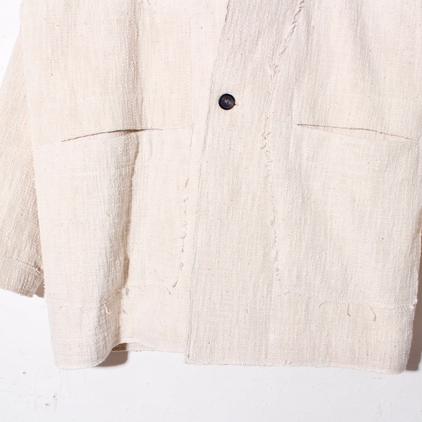 0 Count KhadiCotton Jacket / off white