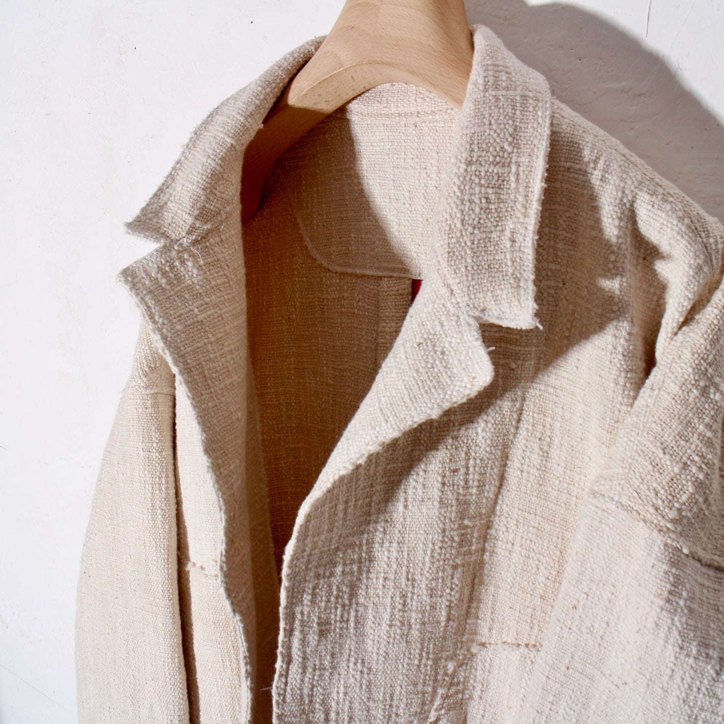 0 Count KhadiCotton Jacket / off white