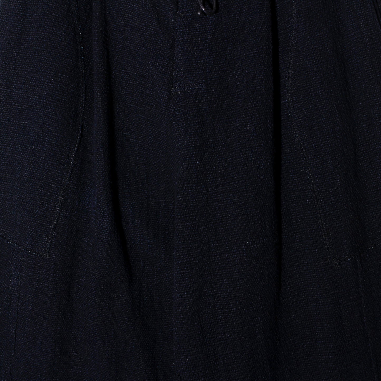 0 Count KhadiCotton Switching Wide Pants/black