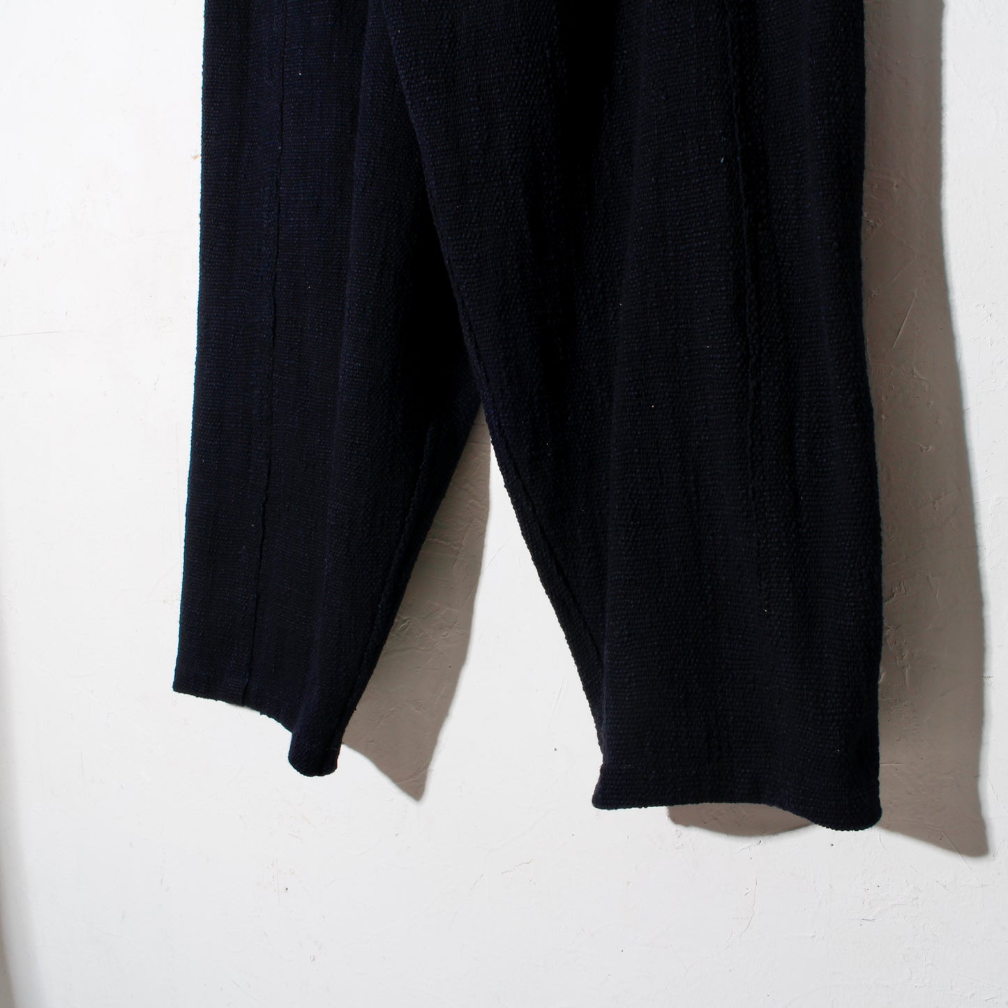 0 Count KhadiCotton Switching Wide Pants/black