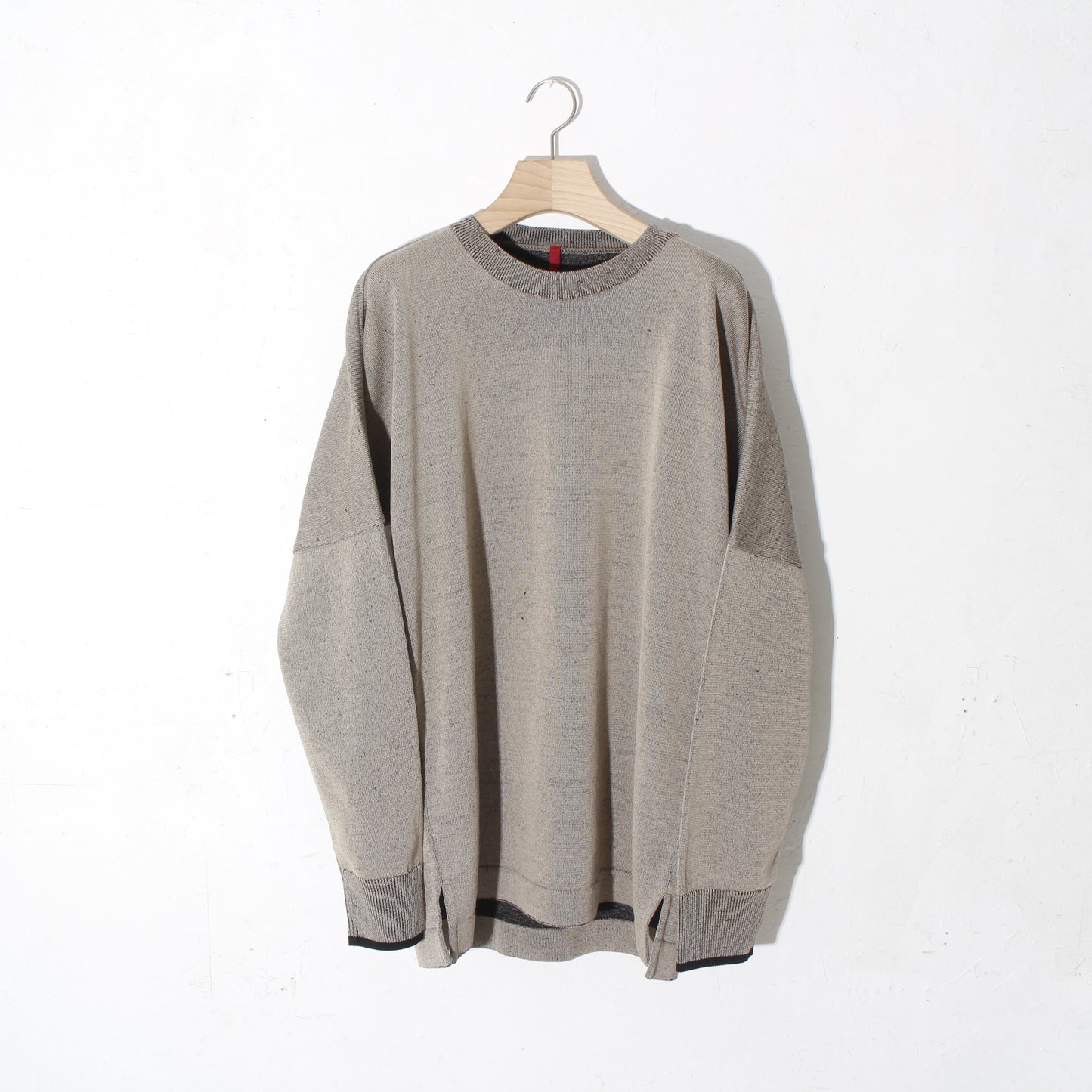 Plating Gima Cotton Longsleeve Pullover / beige