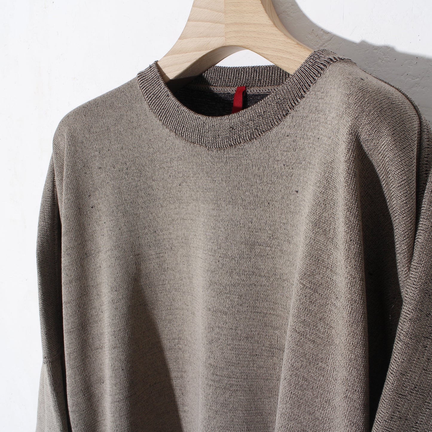 Plating Gima Cotton Longsleeve Pullover / beige