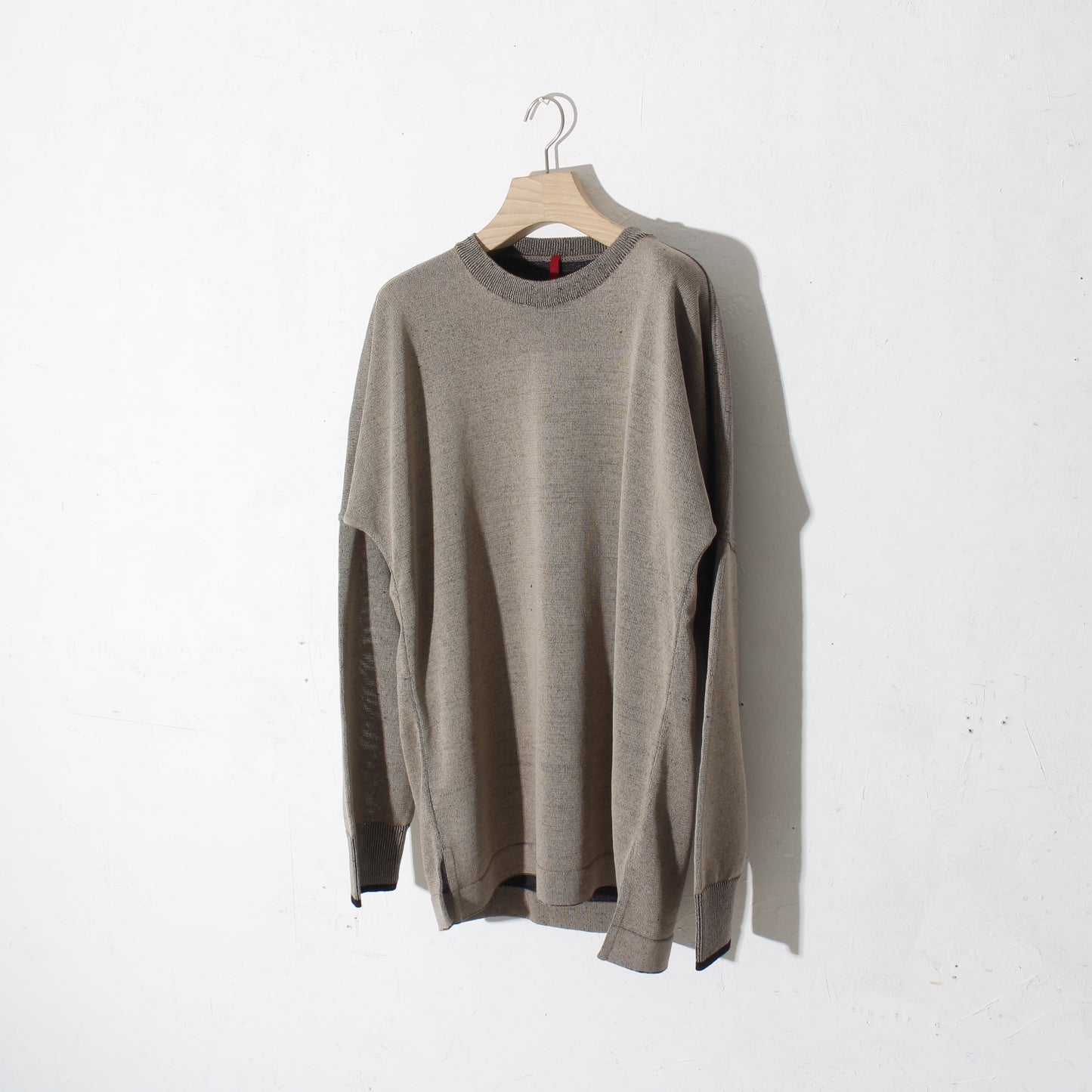 Plating Gima Cotton Longsleeve Pullover / beige