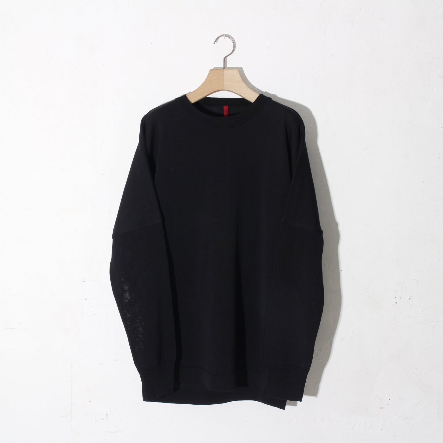 Plating Gima Cotton Longsleeve Pullover / black