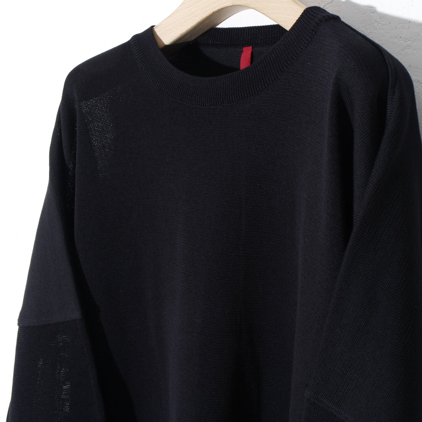 Plating Gima Cotton Longsleeve Pullover / black