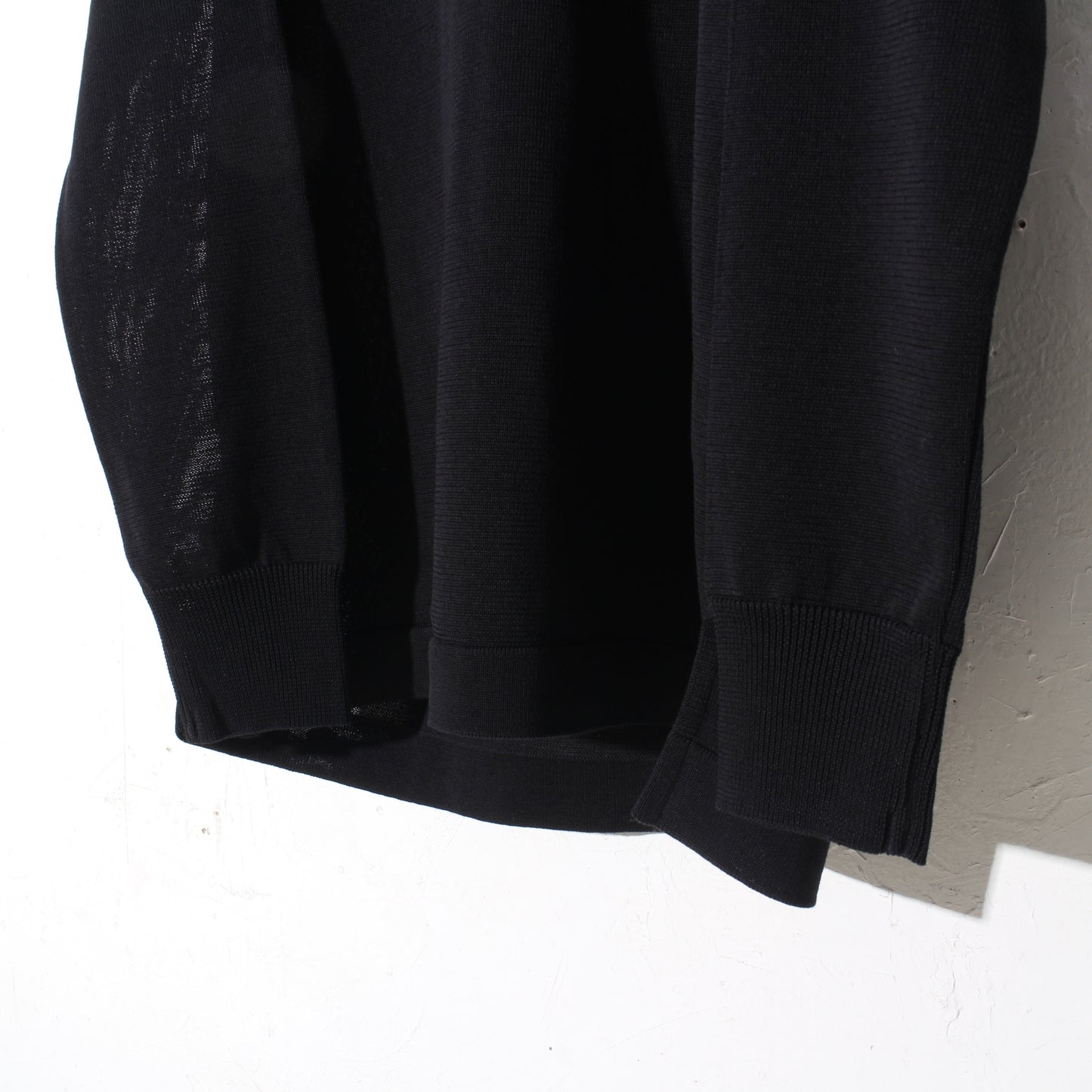 Plating Gima Cotton Longsleeve Pullover / black