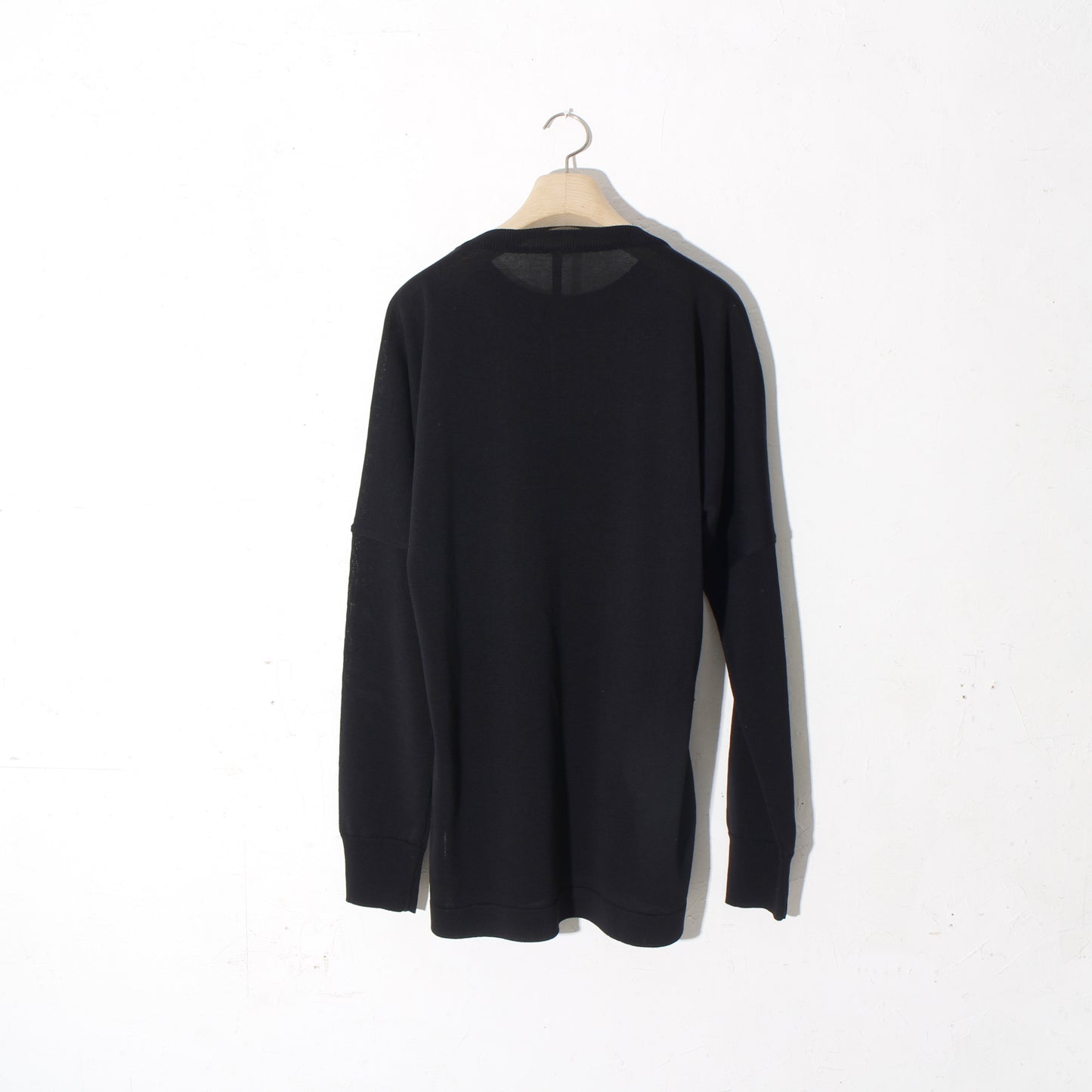 Plating Gima Cotton Longsleeve Pullover / black