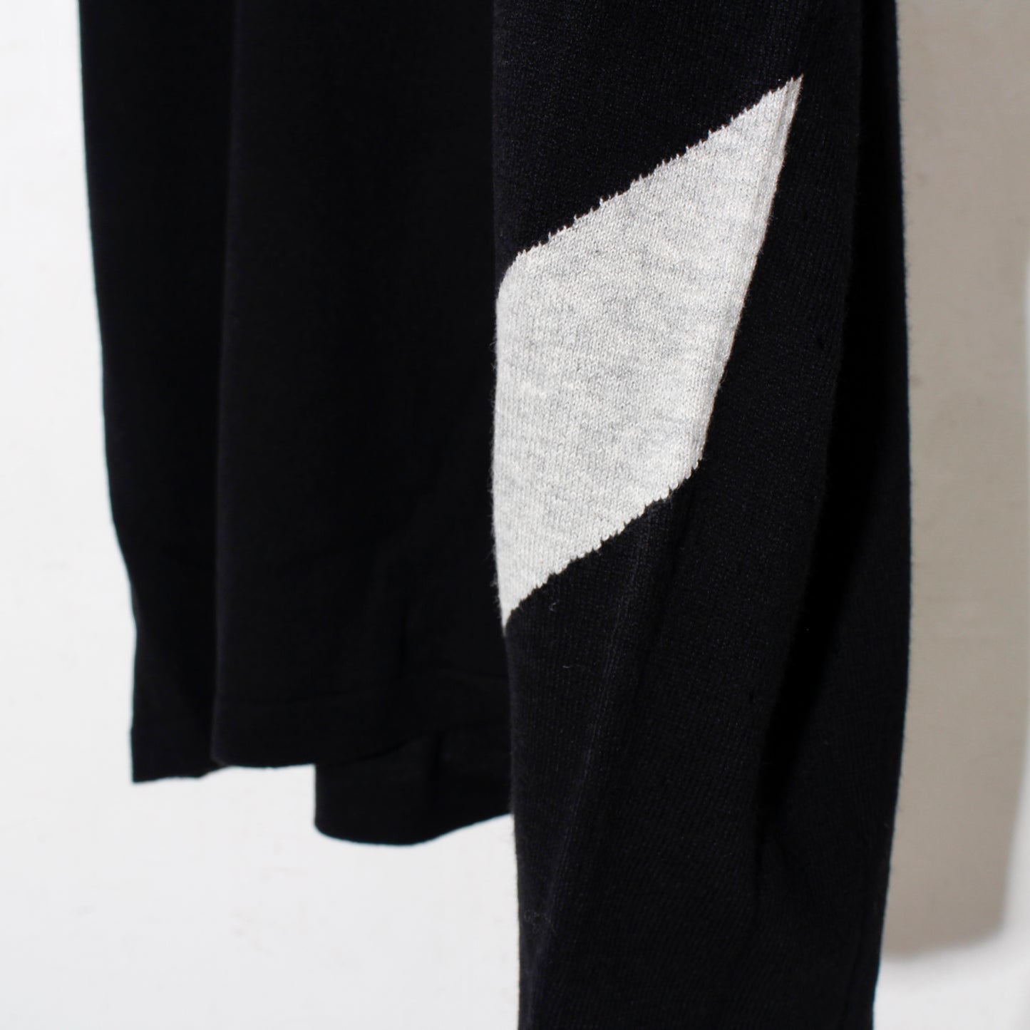 STROKE KNIT TEE MESH S/ black