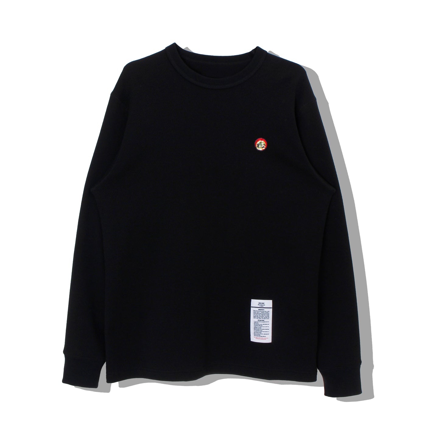 meal spec thermal L/S tops / black