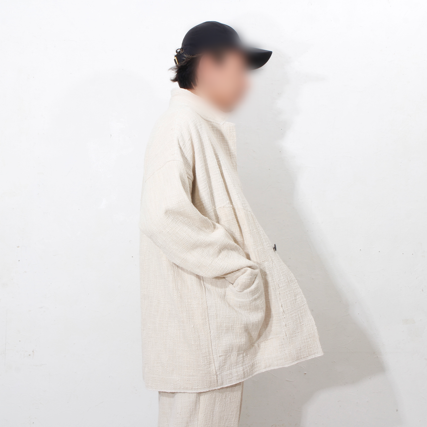 0 Count KhadiCotton Jacket / off white