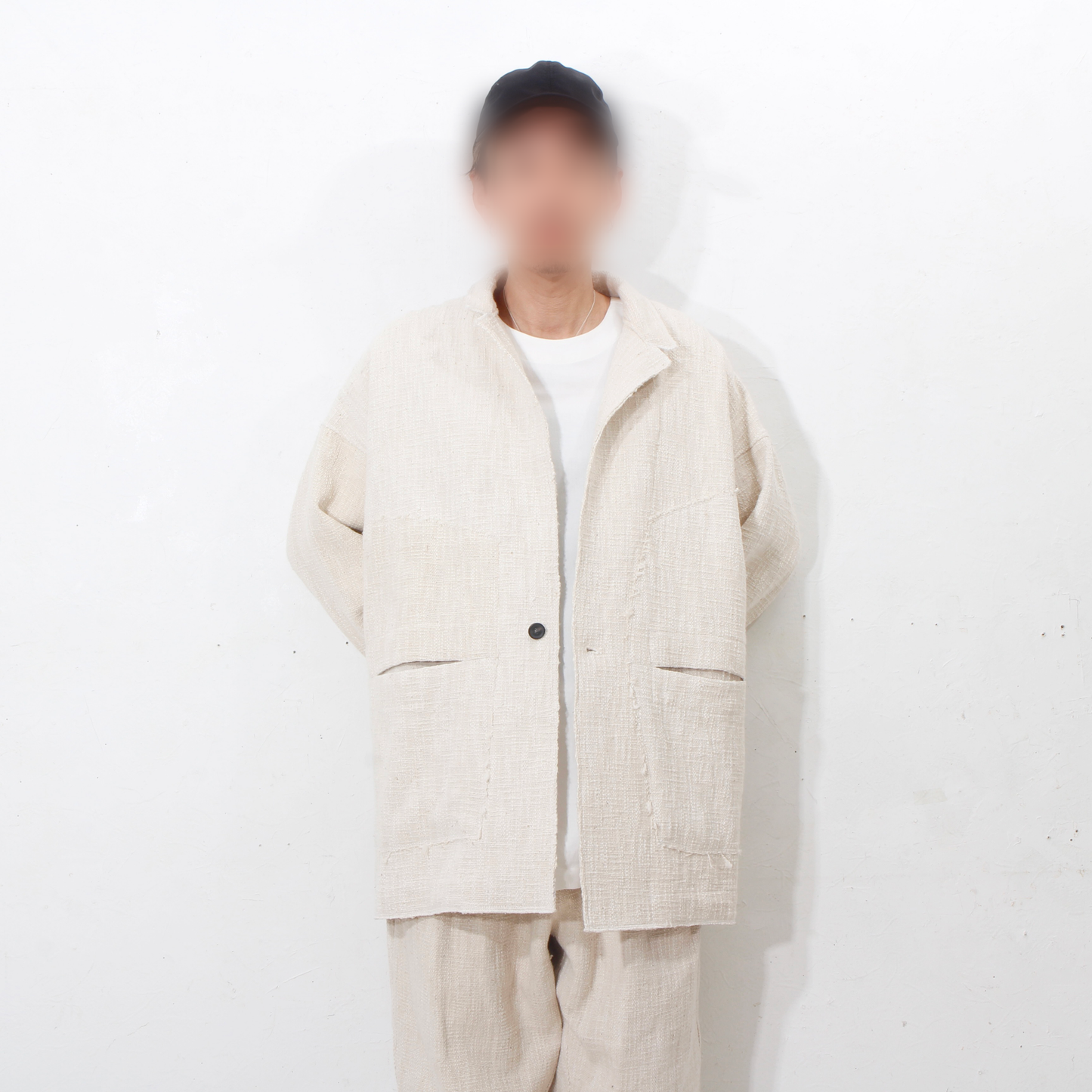 0 Count KhadiCotton Jacket / off white