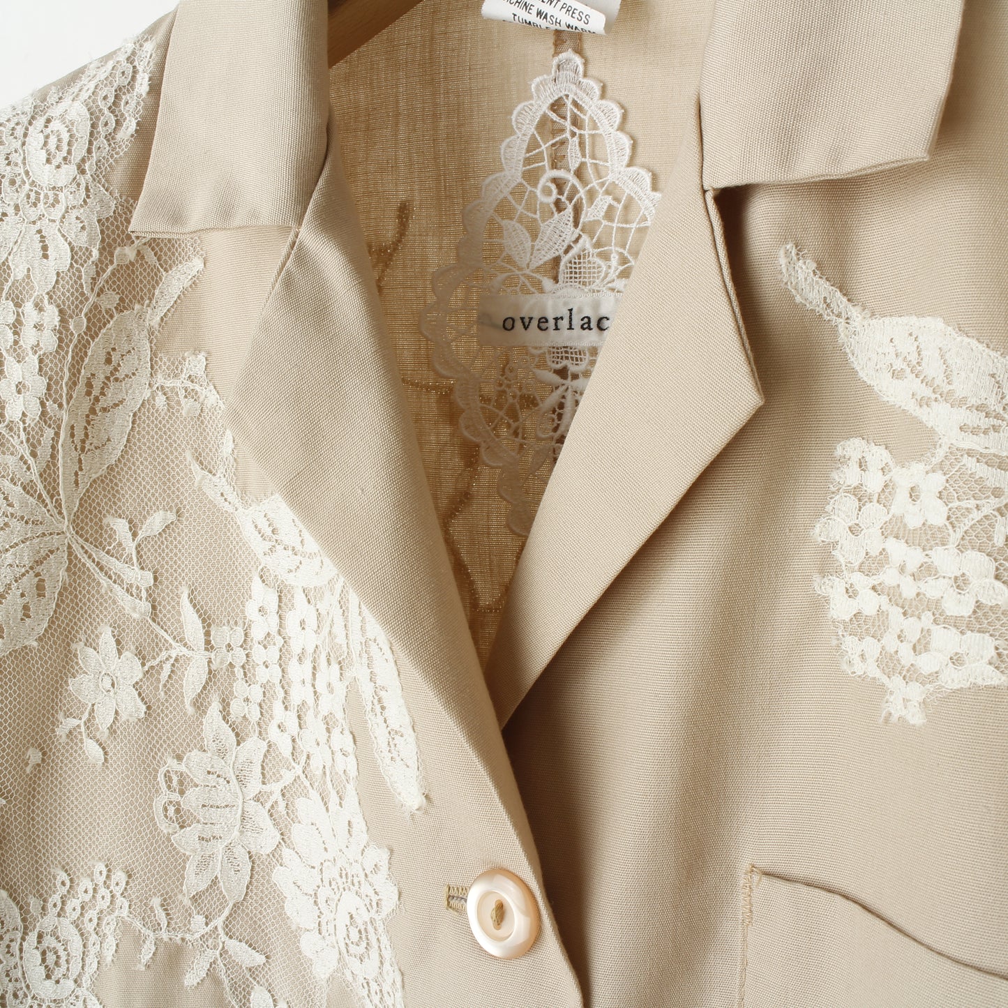 overlace /lace doctor coat
